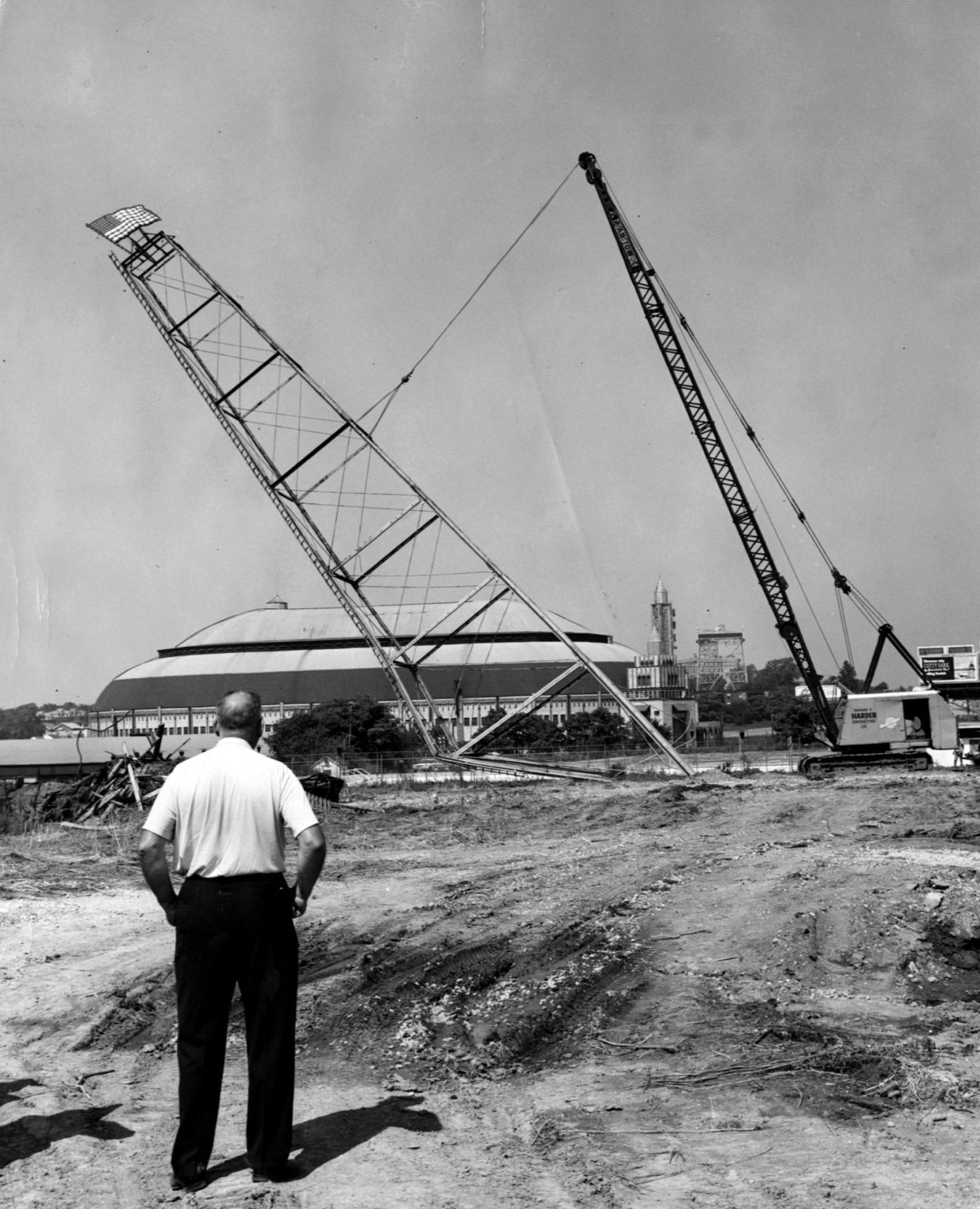 Demolition at Forest Park Highlands, 1965